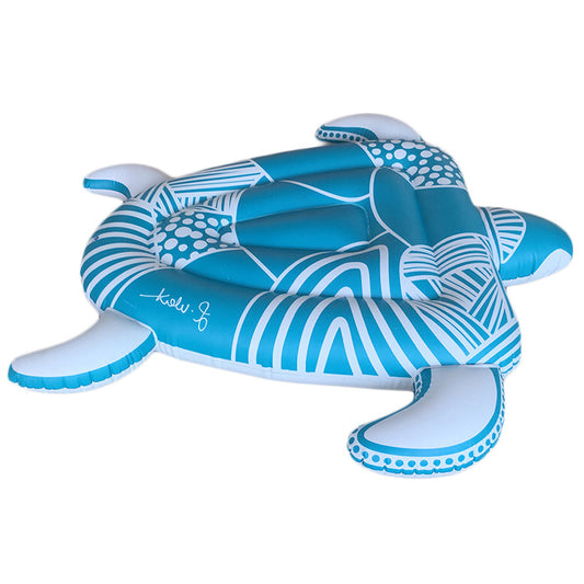 Swimming Turtle Toy Blue Inflate Pool Float