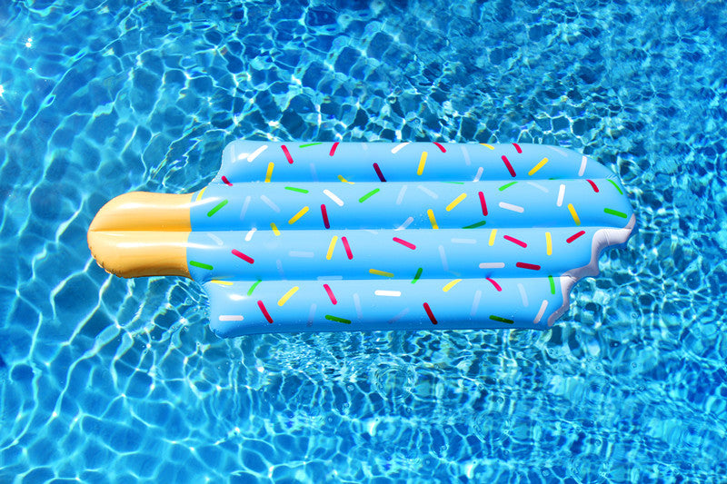 Blue Cool Pool Toys Ice Cream Popsicles Inflatable Swimming Pool Floats