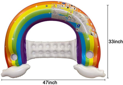 Rainbow Pvc Inflate Pool Floats