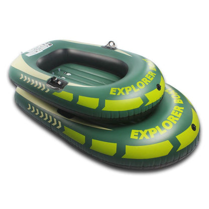 Inflatable Boat Rubber Boat Kayak Drifting Boat Single Boat 2 People Fishing Boat Thickened Folding Portable Floating Water