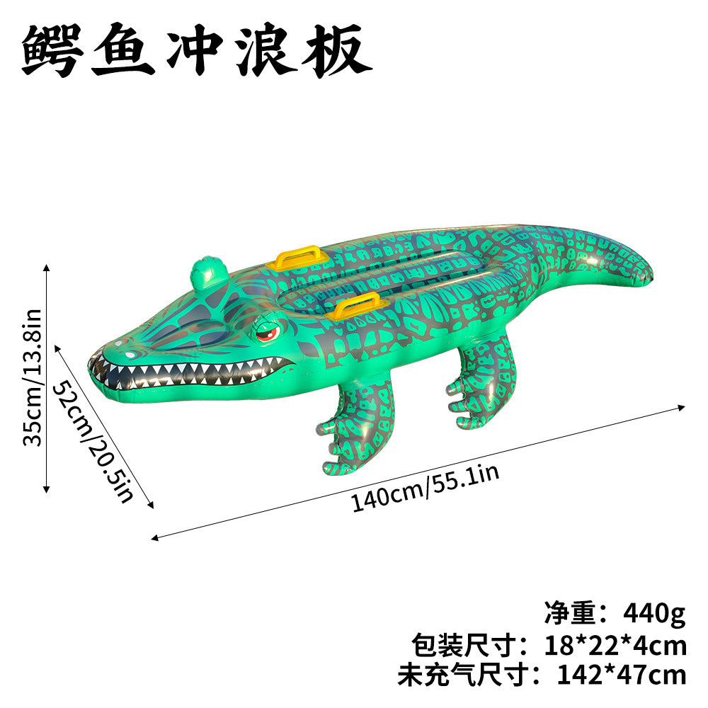 Children's Water Toys Green Crocodile  Pool Float Inflatable