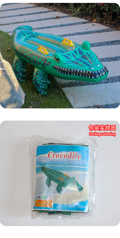 Children's Water Toys Green Crocodile  Pool Float Inflatable