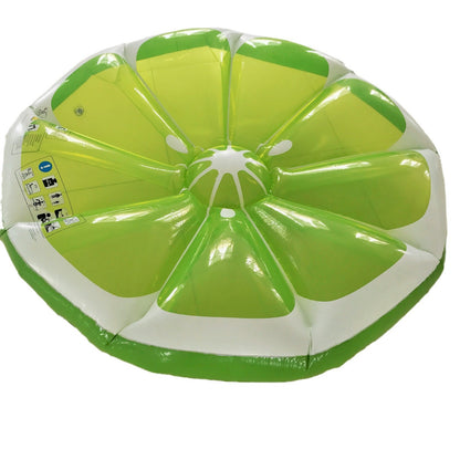 Lime Portable Inflatable Outdoor Water Floating Mat