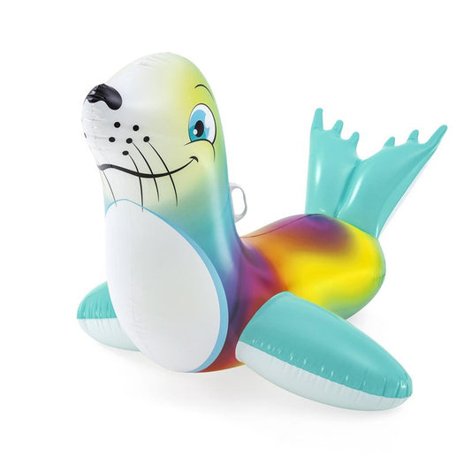 Water Inflatable Mount Seal Dinosaur Children's Water Toys Older Children's Water Floating Row Outdoor Double Water Chair