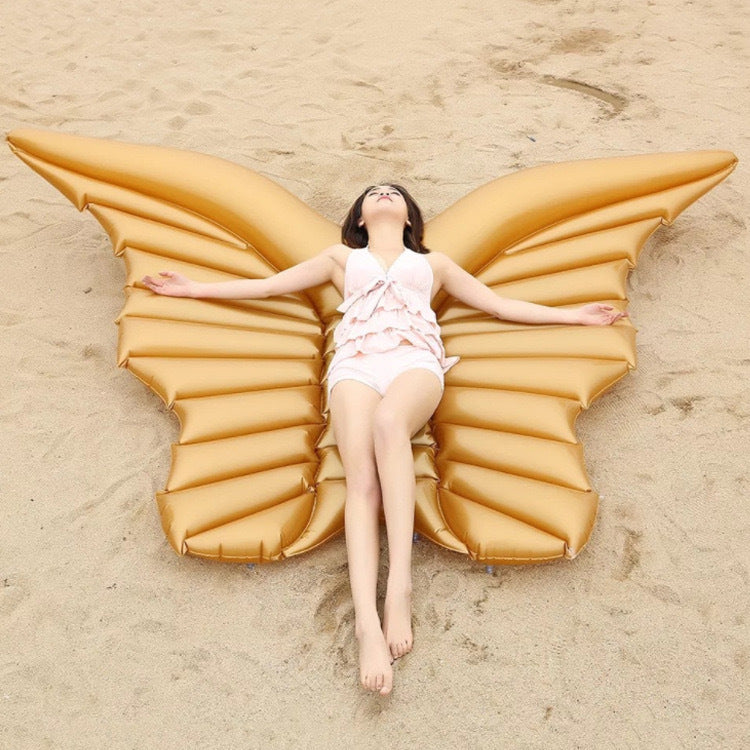 In Stock Angel Wings Inflatable Floating Bed Butterfly Floating Row Angel Wings Floating on Water Air Cushion Floating Boat Photography Channel