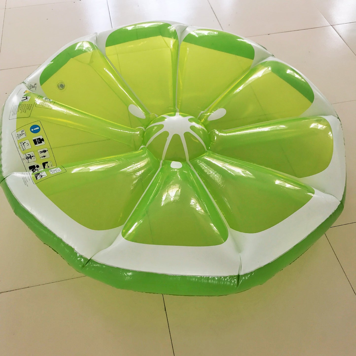 Lime Portable Inflatable Outdoor Water Floating Mat