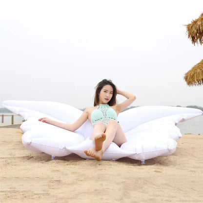 In Stock Angel Wings Inflatable Floating Bed Butterfly Floating Row Angel Wings Floating on Water Air Cushion Floating Boat Photography Channel