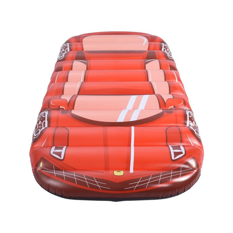 Thickened PVC Water Inflatable Floating Bed Series Racing Car Floating Bed Car Floating Row Floating Table