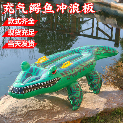 Children's Water Toys Green Crocodile  Pool Float Inflatable